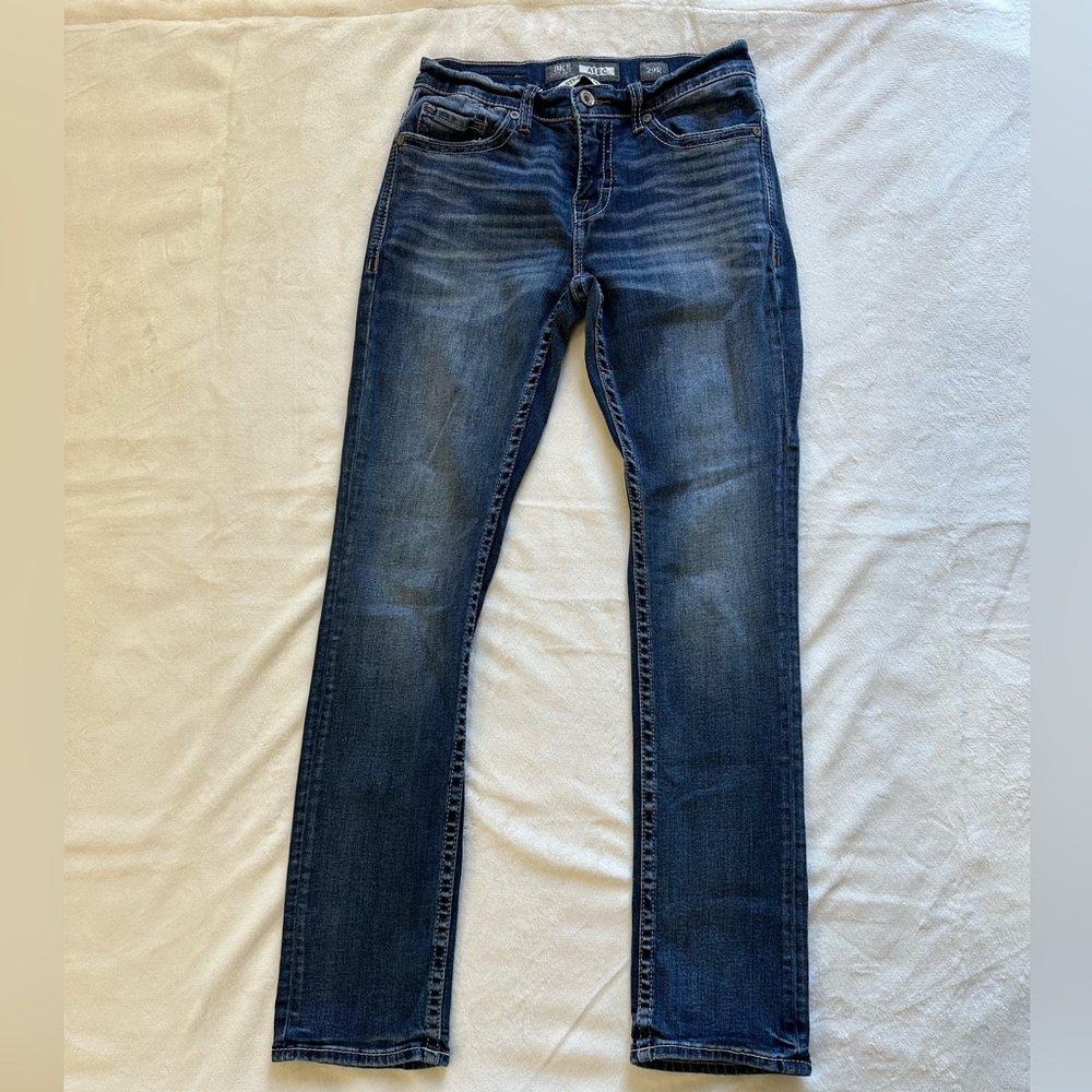 BKE The Buckle Alec Straight Leg Jeans Men’s 29R  Blue Denim